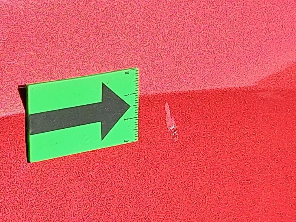 Dommages constatés